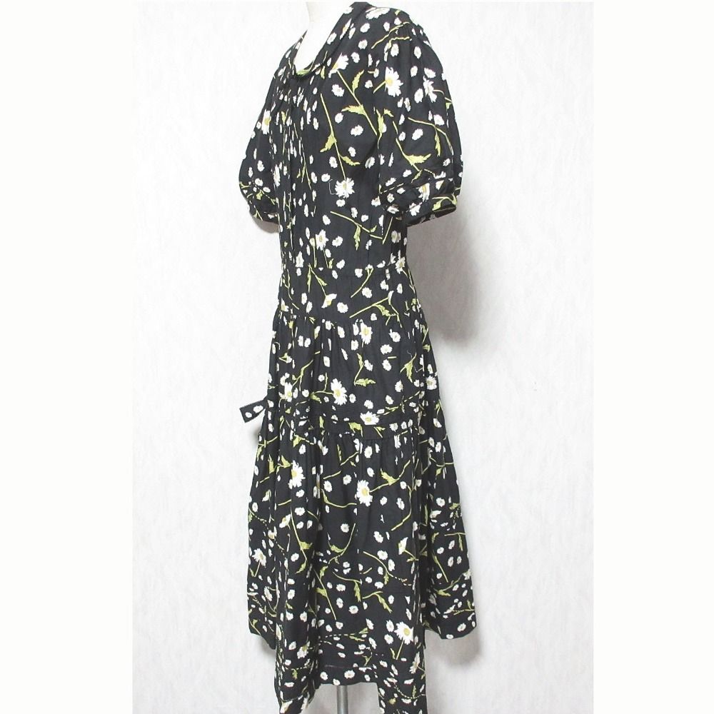 美品 KANEKO ISAO カネコイサオ ラウンドカラー リボン フラワー