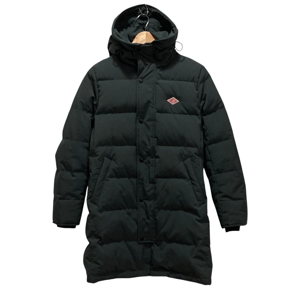 良品 DANTON ダントン ラクーンファー フーデッド ロングダウンコート