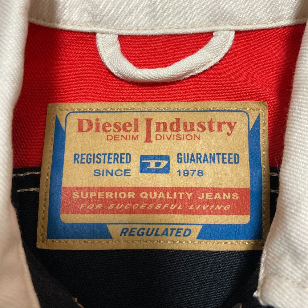 美品 DIESEL ディーゼル DE-SLIMMY カラーブロック クロップド デニム