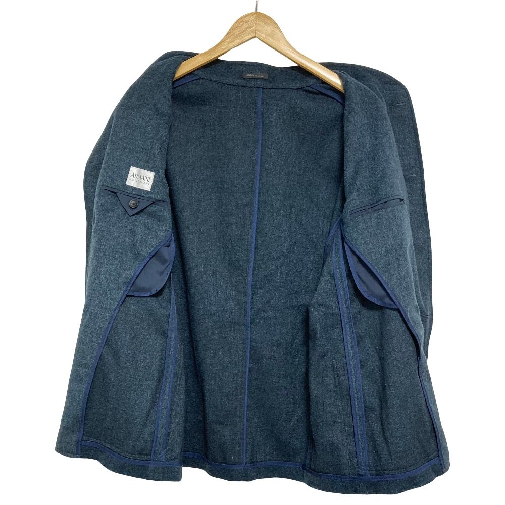 美品 ARMANI COLLEZIONI アルマーニコレツィオーニ ウールフランネル