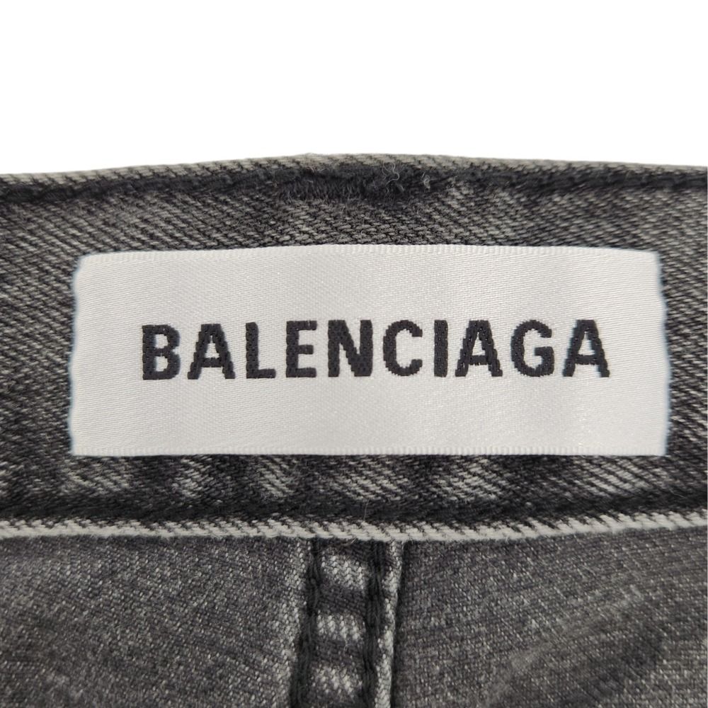 美品 BALENCIAGA バレンシアガ 18年モデル USED加工 スキニーデニム