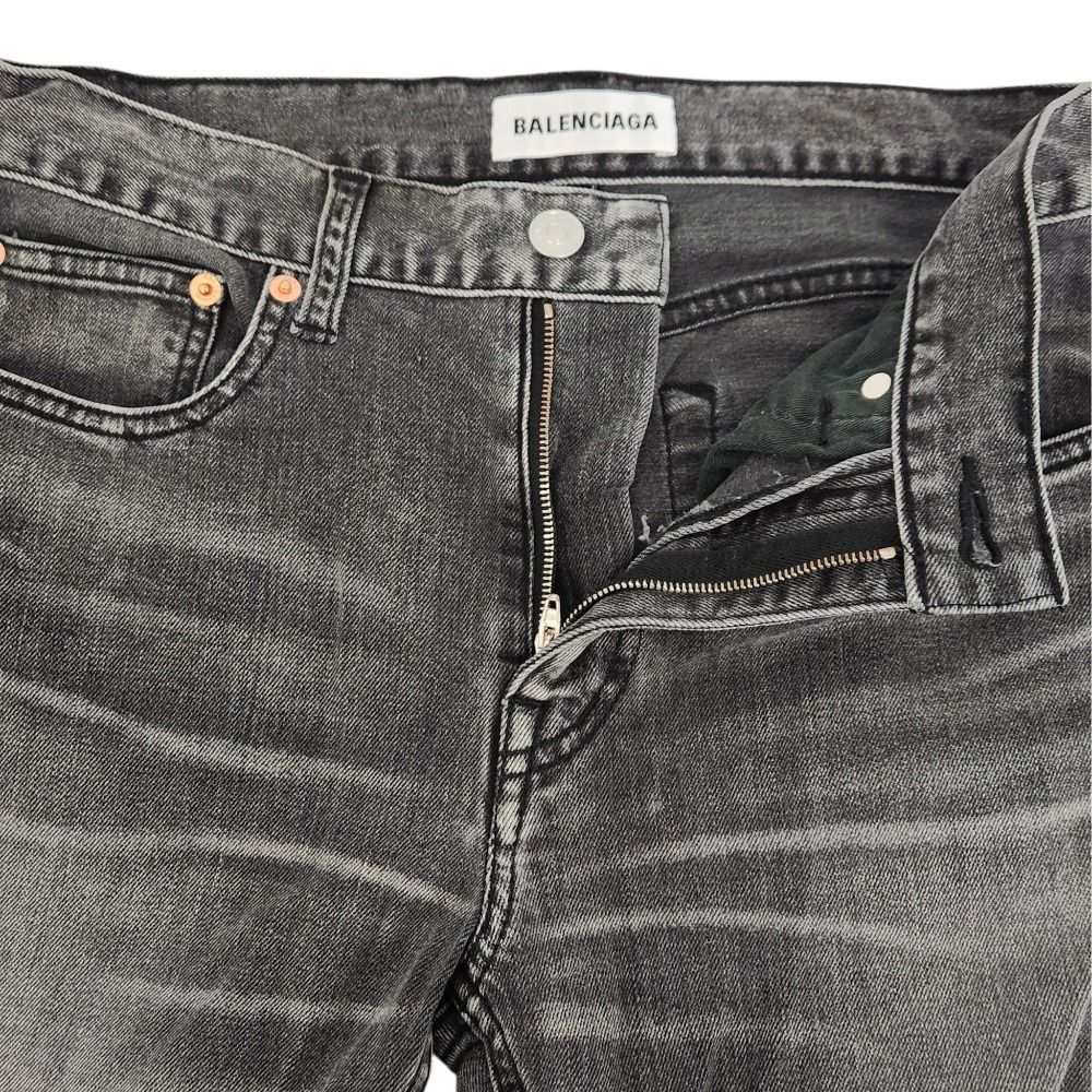 美品 BALENCIAGA バレンシアガ 18年モデル USED加工 スキニーデニム