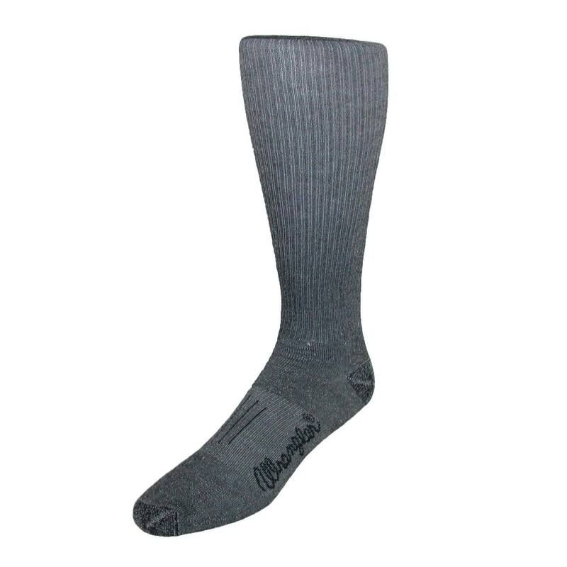 ラングラー メンズ アンダーウェア 靴下 ブーツ Wrangler Mens Over the Calf Boot Sock 3 Pair Pack Black ブラック