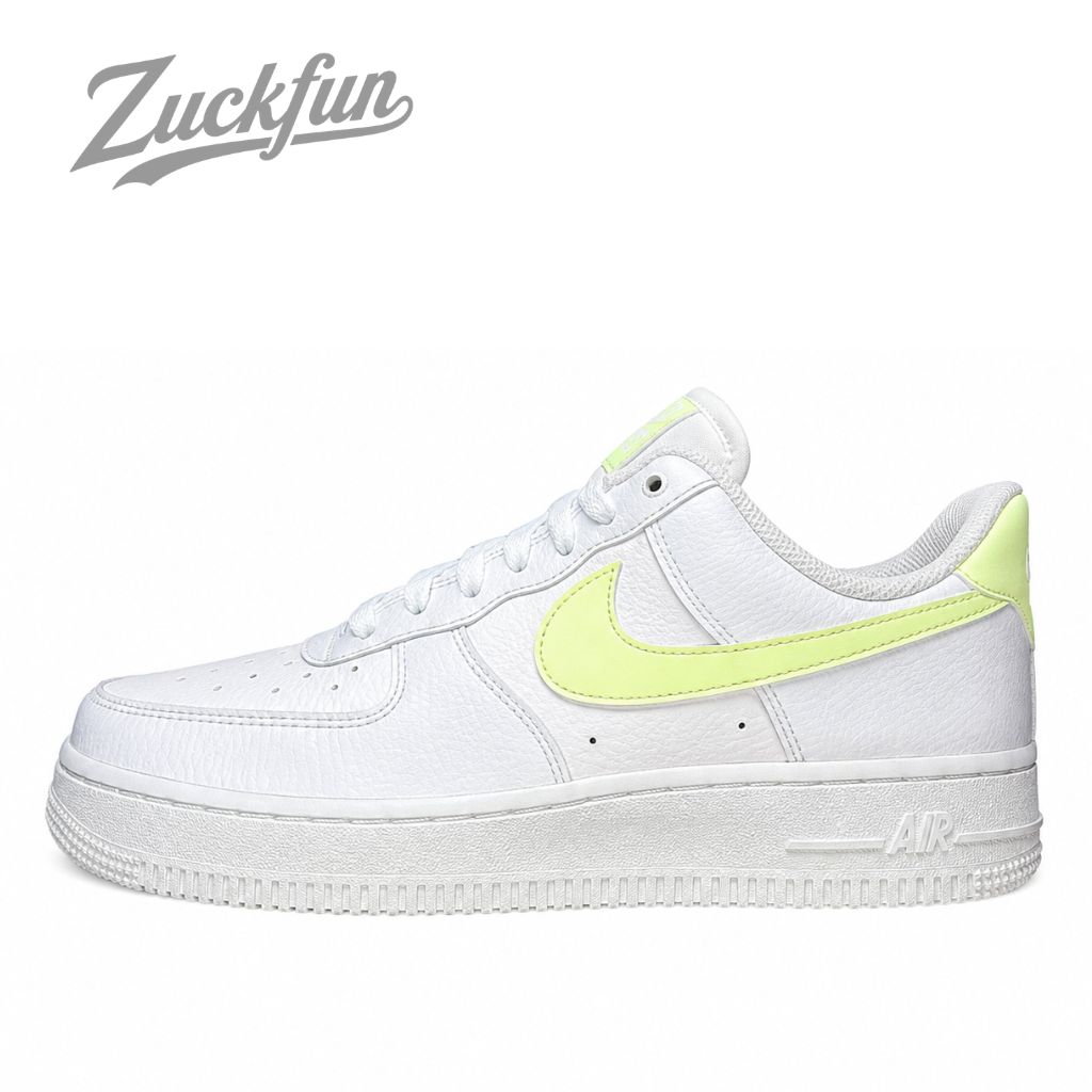 NIKE AIR FORCE 1 LOW 07 BARELY VOLT WHITE エア フォース 1 ロー カット ベアリー ボルト ホワイト 白 レディース ナイキ スニーカー 24 cm U11244