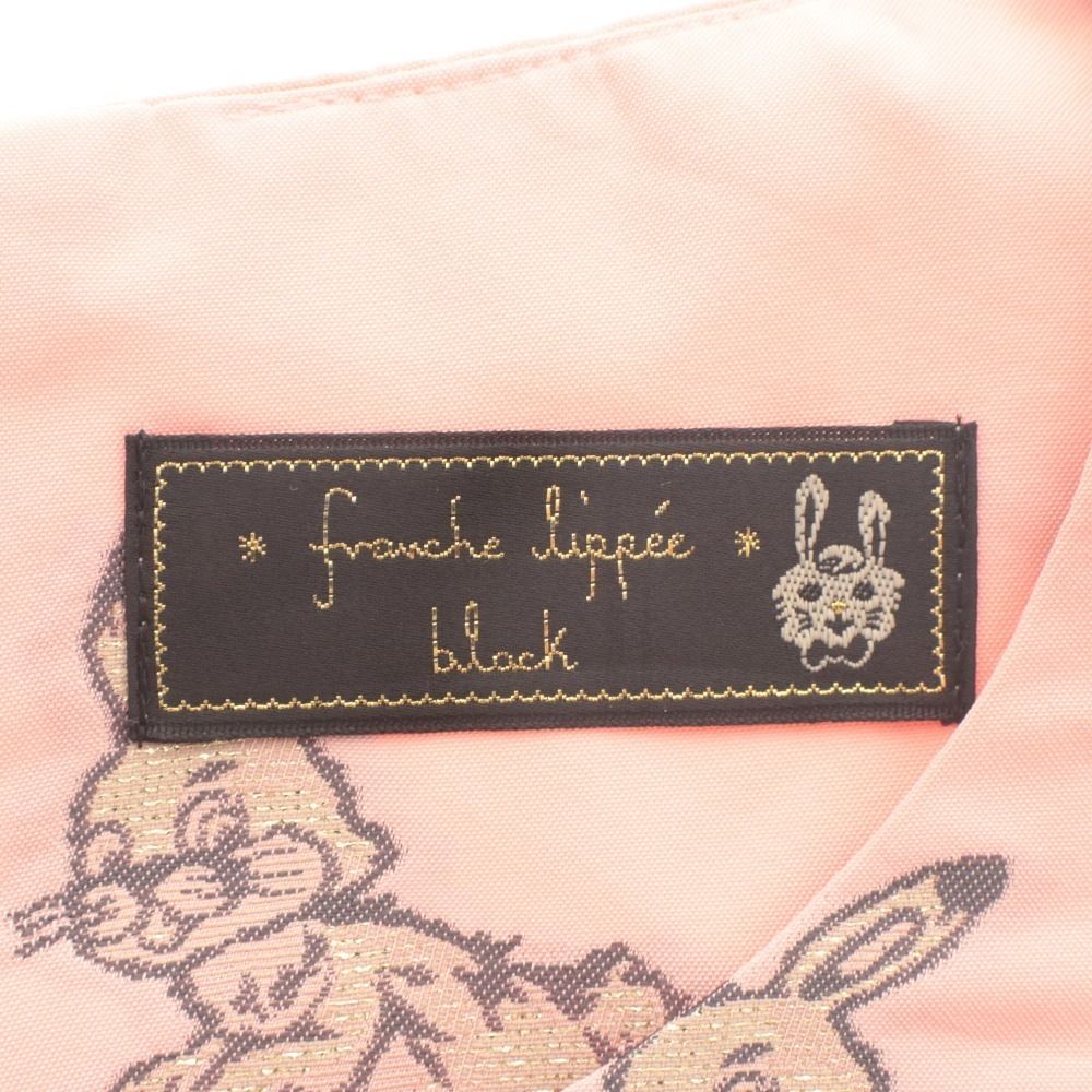 franche lippe フランシュリッペ 浴衣 くま うさぎ リス 新品 □ フランシュリッペ ブラック franche lippee black ワンピース