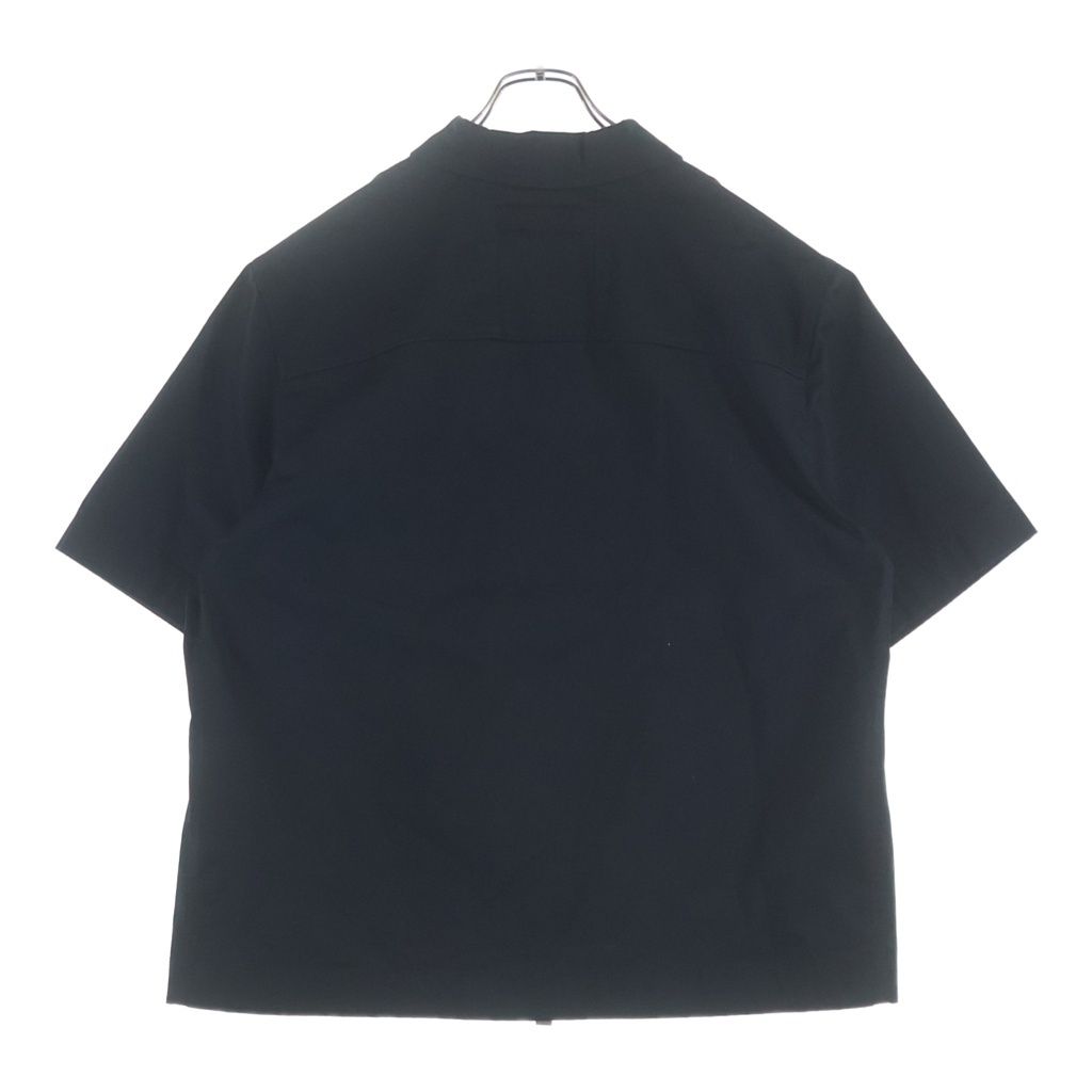 1017 ALYX 9SM アリクス Phantom Logo S/S Zip Shirt ジップアップ 半袖シャツ ブラック 1017 ALYX 9SM (アリクス) Phantom Logo S/S Zip Shirt ジップアップ