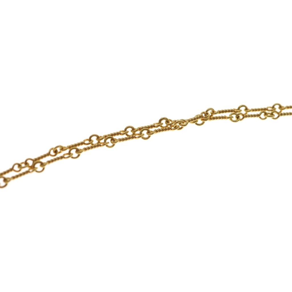 CHROME HEARTS (クロムハーツ) 22K NECKCHAIN T18 ツイストチェーン