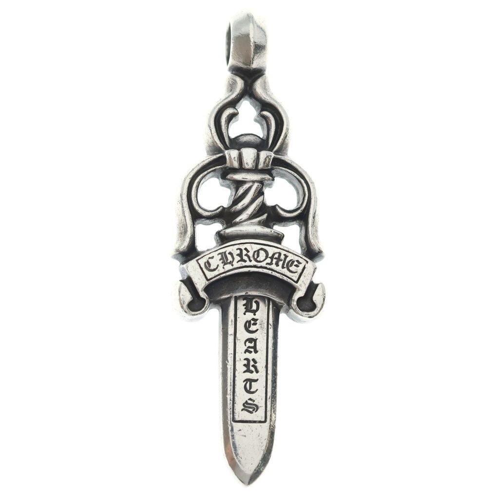 CHROME HEARTS (クロムハーツ) LARGE DAGGER ラージダガーペンダントトップ シルバー BCA282