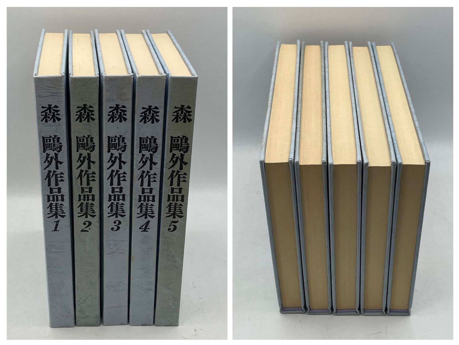 全巻セット】 森鴎外作品集 全1~5巻 昭和出版社 古書 2607Sta118