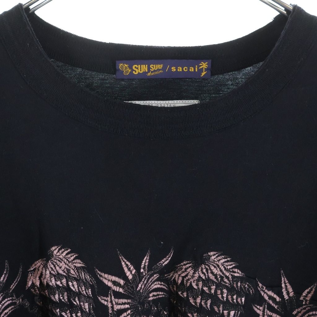 Sacai x Sun Surf 20ss Tシャツ Sacai (サカイ) 20SS ×SUN SURF Pineapple Embroidered TEE サイド