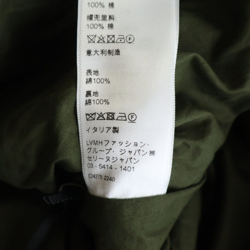 CELINE (セリーヌ) 23SS ハーネス カモフラ総柄 モッズコート カーキ