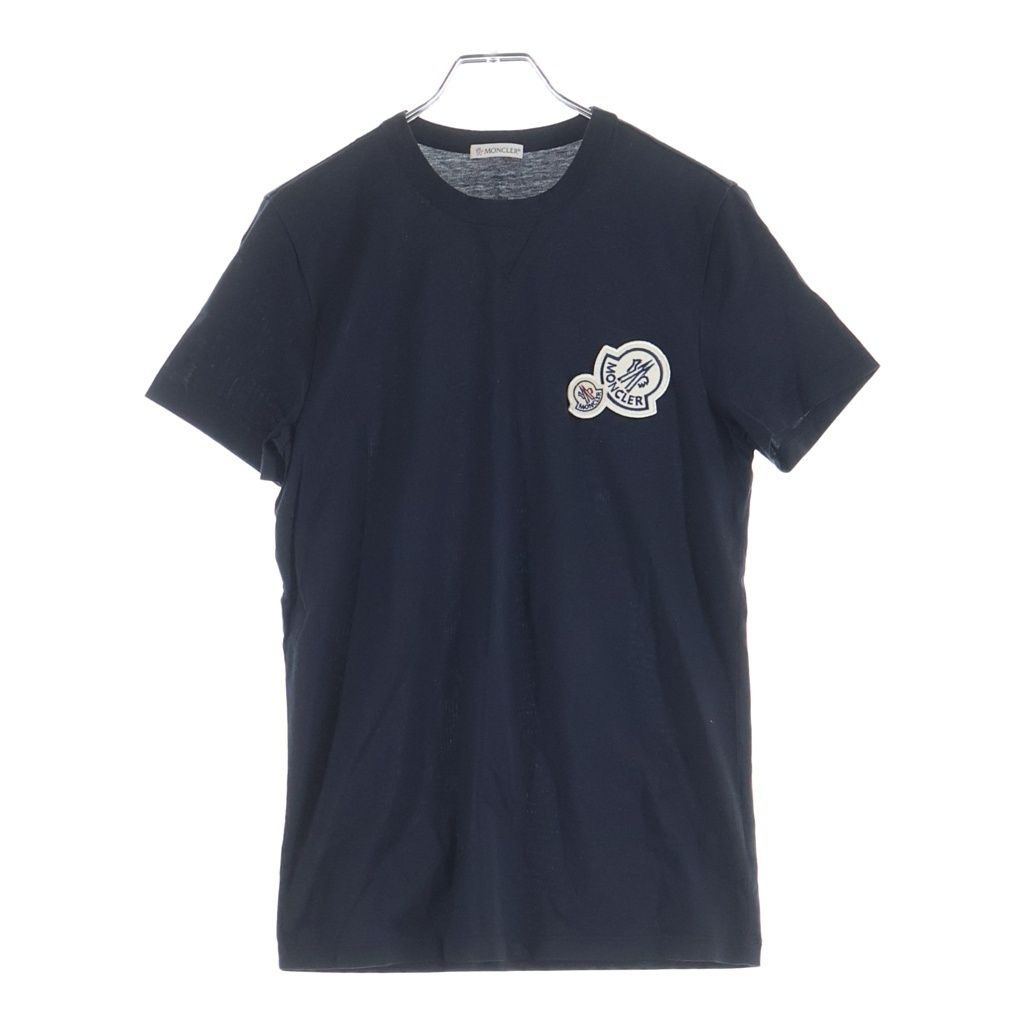 MONCLER (モンクレール) 19SS ダブルロゴワッペン クルーネック半袖T