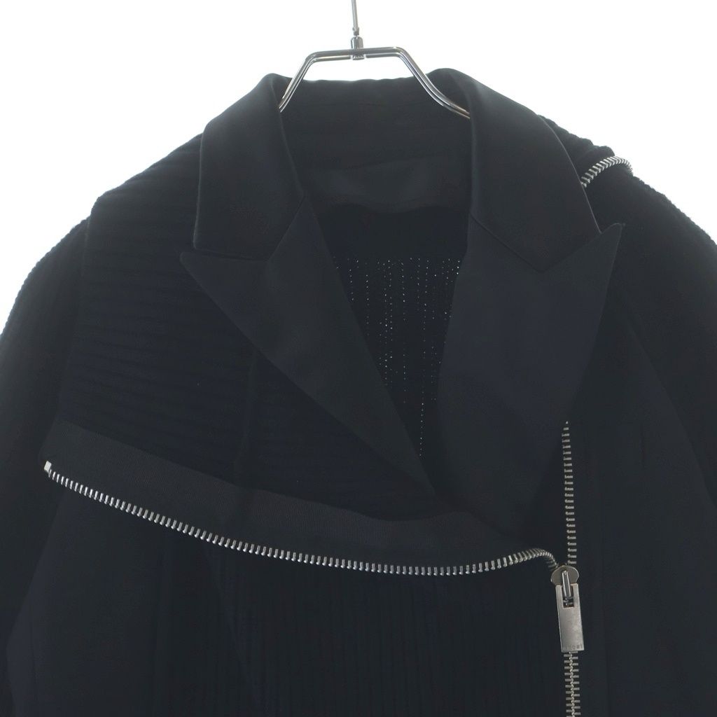 SACAI サカイ 22AW 品番 22-028M Suiting Jacket ジャケット グレー×ネイビー サイズ1 正規品 / 32427 Sacai (サカイ) 22AW Suiting Knit Jacke スーチングニットジャケット