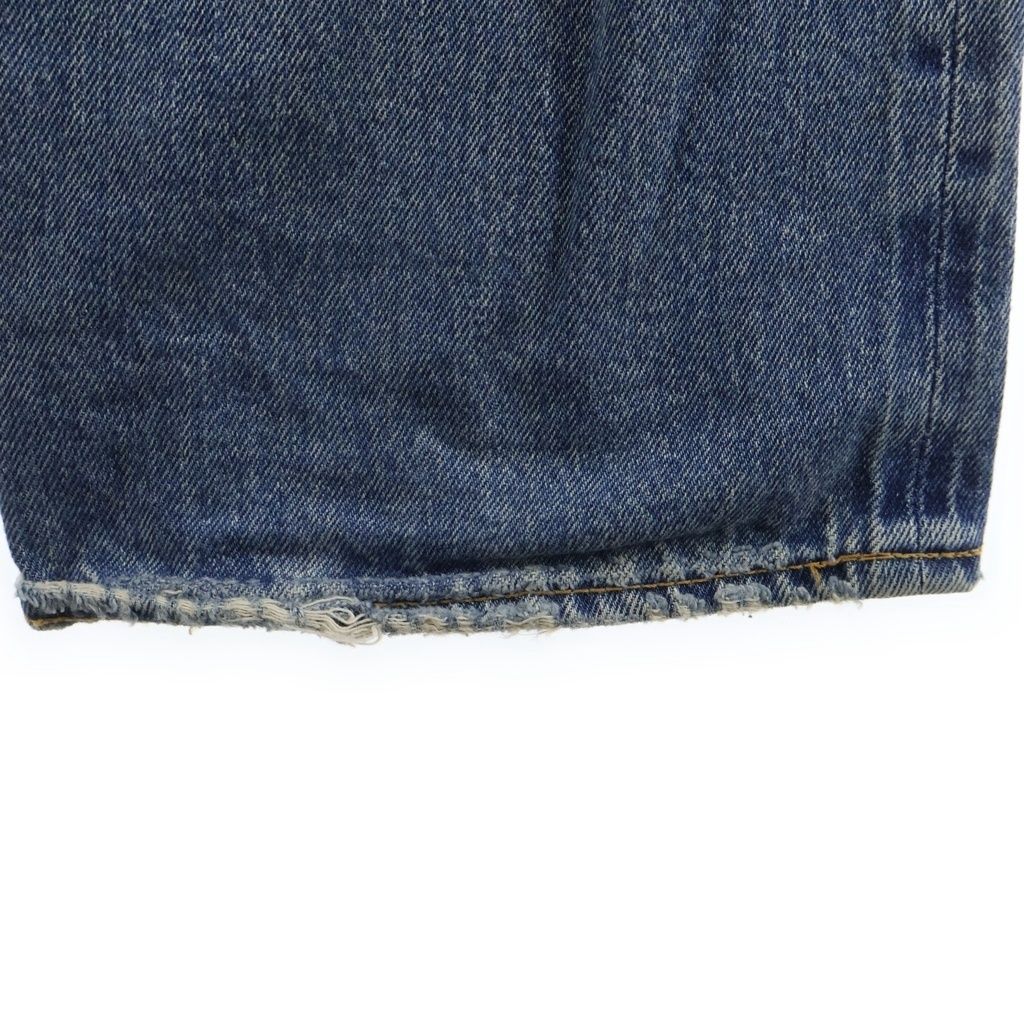 DAIRIKU (ダイリク) 21SS Leather Patch Work Slim Denim Pants レザー