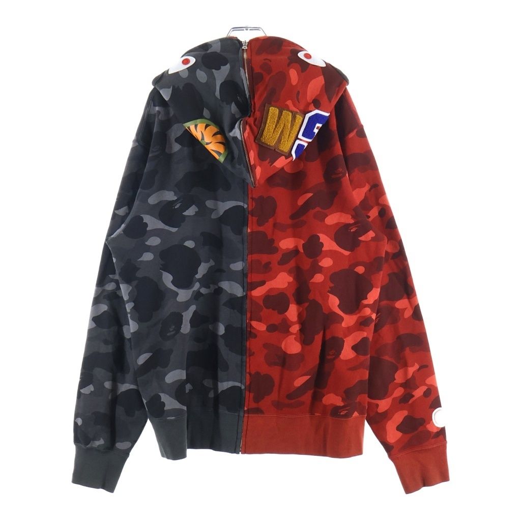 A BATHING APE (アベイシングエイプ) Camo Shark Full Zip Hoodie カモ