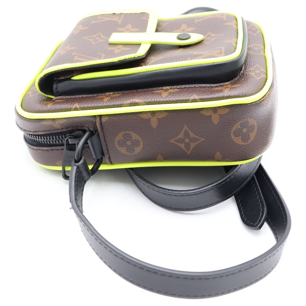 ルイ・ヴィトン LOUIS VUITTON クリストファー ウエアラブル ウォレット モノグラムマカサー ショルダーバッグ バッグ PVCコーティングキャンバス レザー メンズ ブラウン系 / ブラック系 M69404 【中古】 LOUIS VUITTON (ルイヴィトン) モノグラム マカサー クリストファー