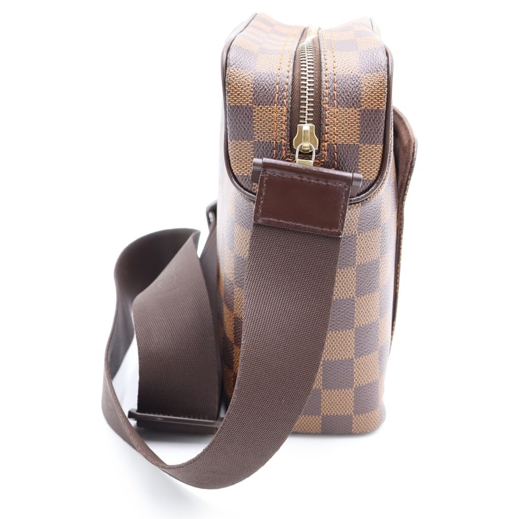 【美品❗❗✨】 ルイヴィトン ダミエ オラフPM ショルダーバッグ レザー LOUIS VUITTON (ルイヴィトン) ダミエ オラフPM ショルダーバッグ