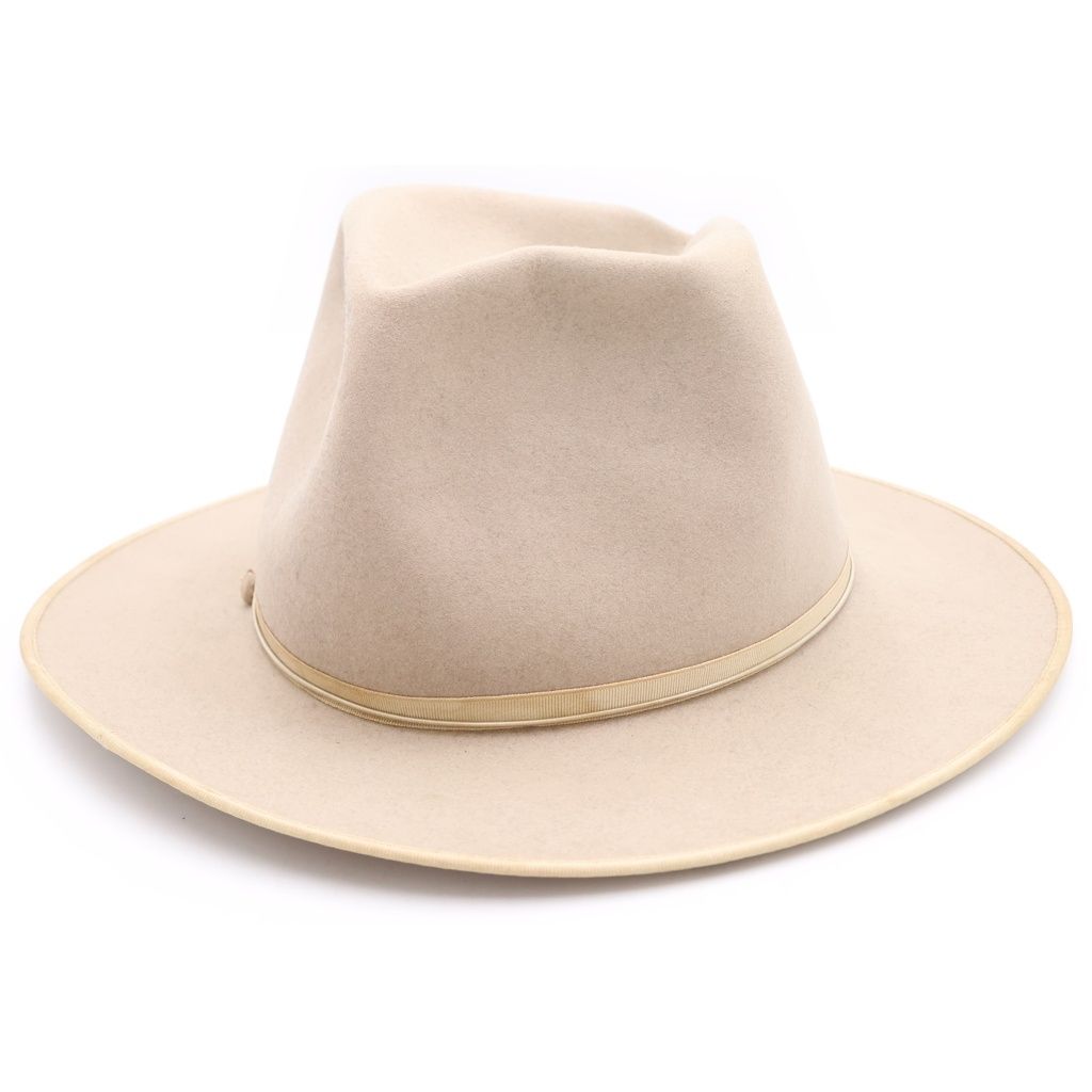 ★最終値下げ★Stetson ステットソン　ベージュ ウールハット STETSON (ステットソン) 60s オープンロード ウールフェルト 中折れ