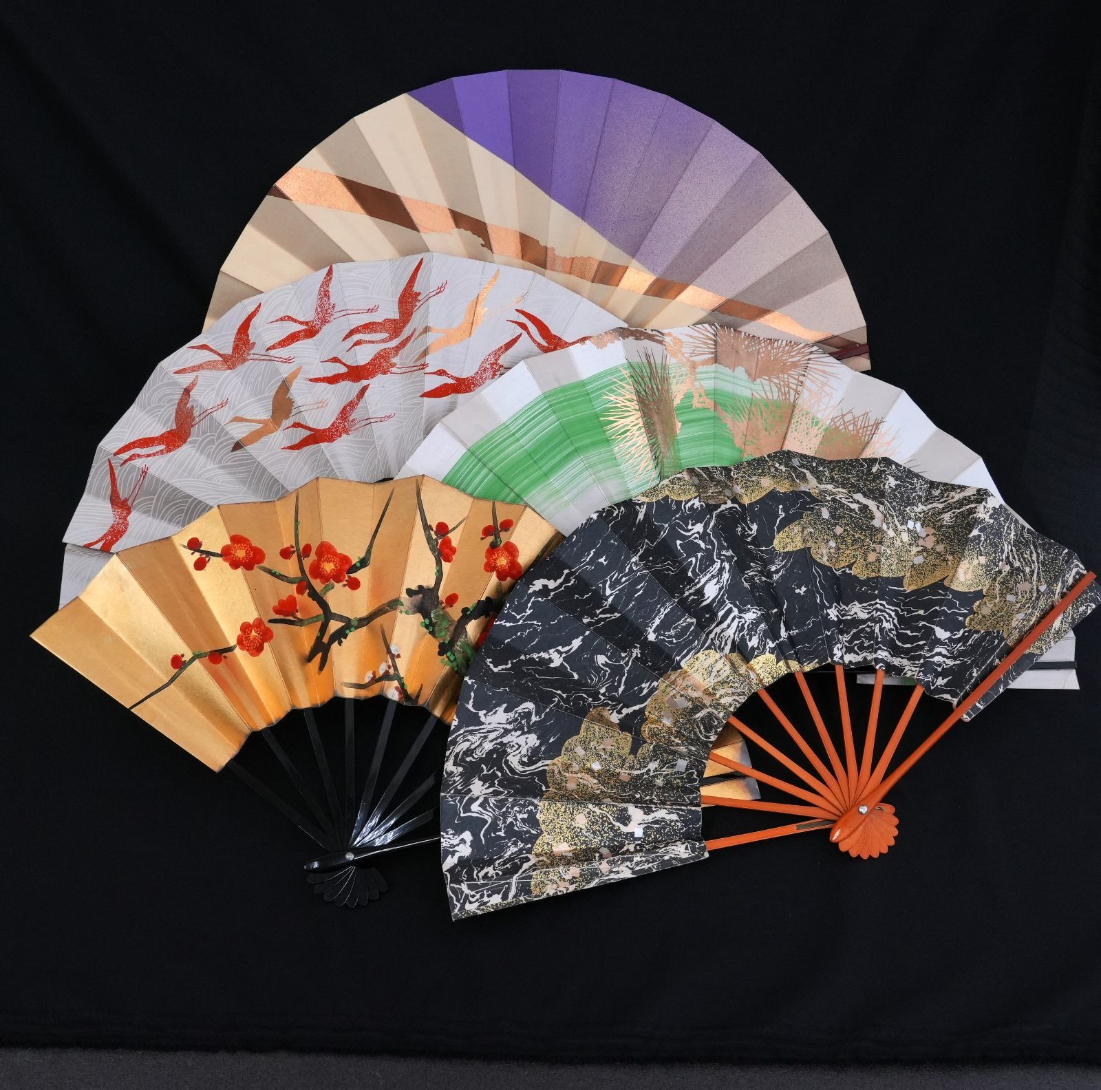 舞扇　緑　金の松柄（両面） 舞扇 緑 金の松柄（両面） 楽天市場】飾り京扇子 舞扇子タイプ 群