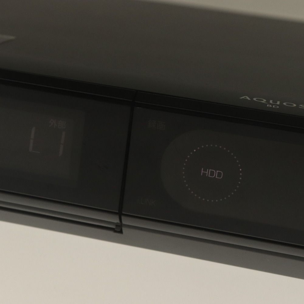 □ SHARP シャープ AQUOS BD-HDS63 ブルーレイレコーダー 通電確認済み