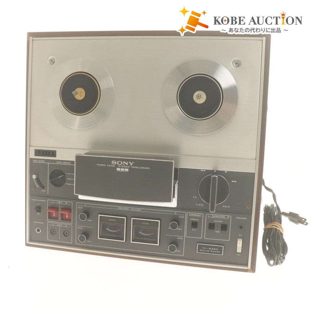 □ SONY ソニー ステレオテープレコーダー TC-6360 オープンリール