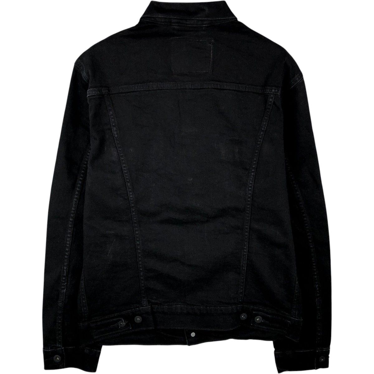 古着 リーバイス Levi's ブラック デニムジャケット Gジャン メンズL