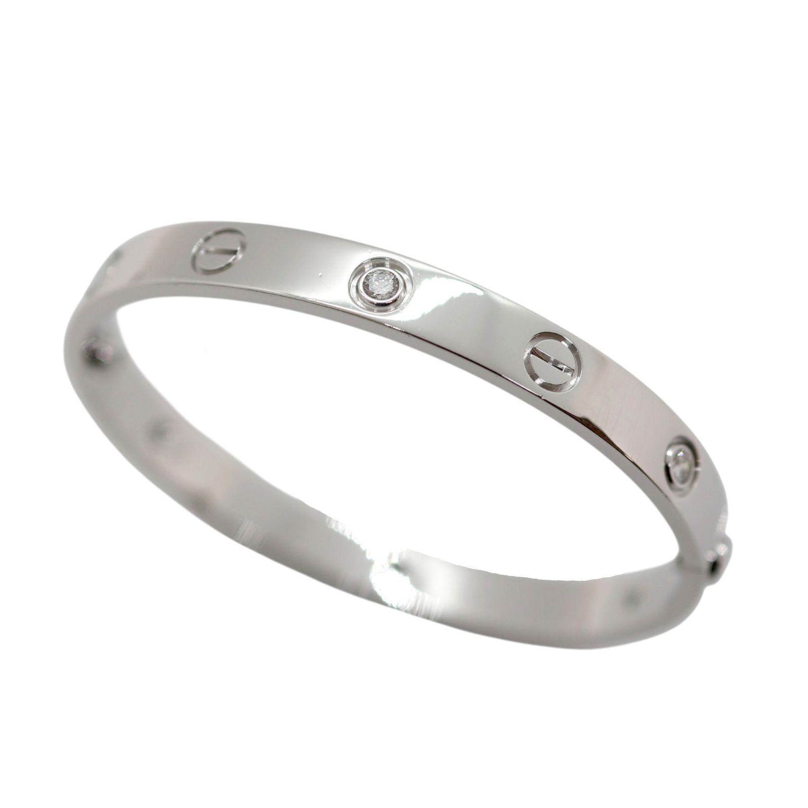 Cartier カルティエ ラブ ブレスレット クラシック 6PD K18WG #16