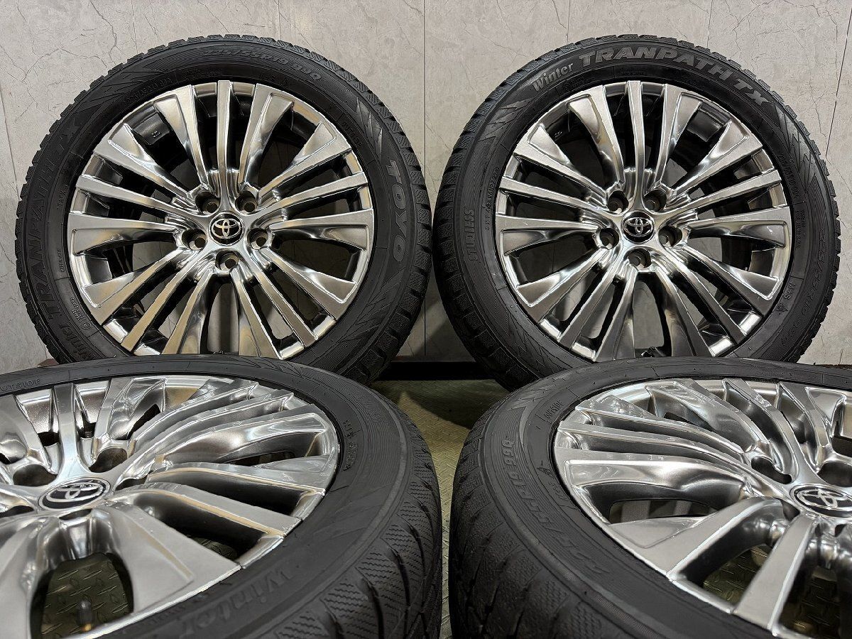 TOYO TX 225/55R19】スタッドレス【トヨタ 80ハリアー 純正ホイール 19