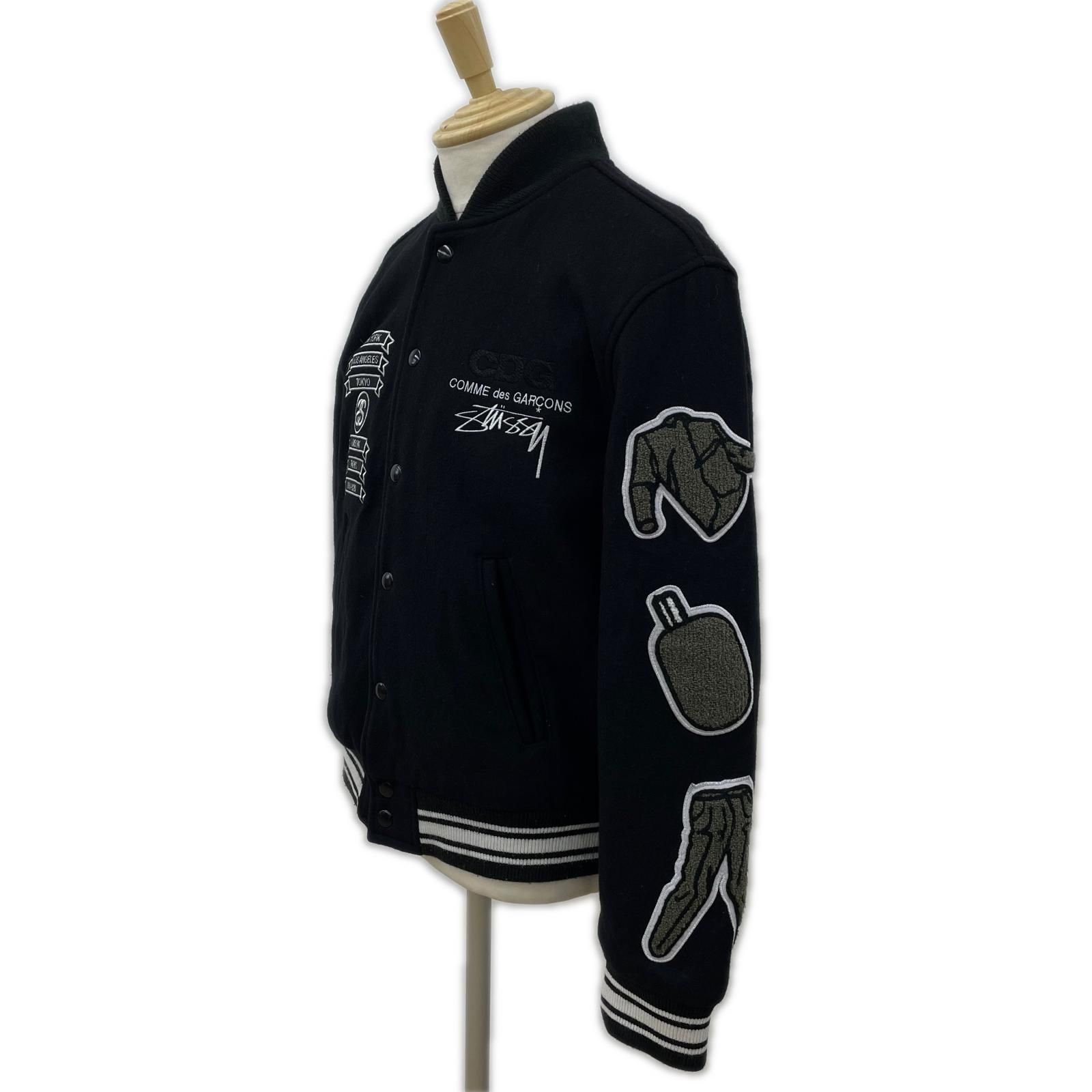 STUSSY×COMME des GARCONS スタジャン Anniversary Varsity Jacket 40