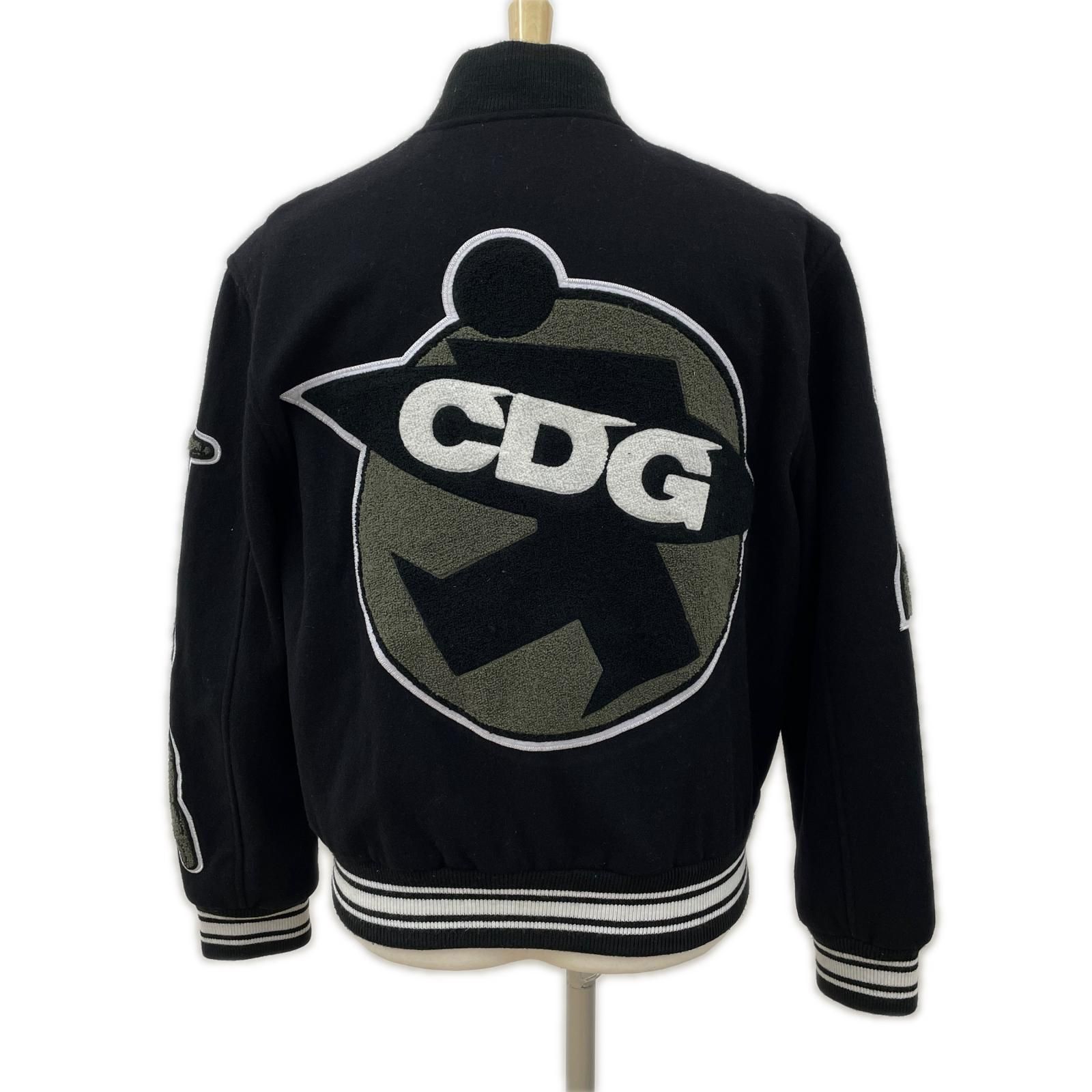 Stussy COMME des GARCONS スタジャン S STUSSY×COMME des GARCONS スタジャン Anniversary Varsity Jacket 40