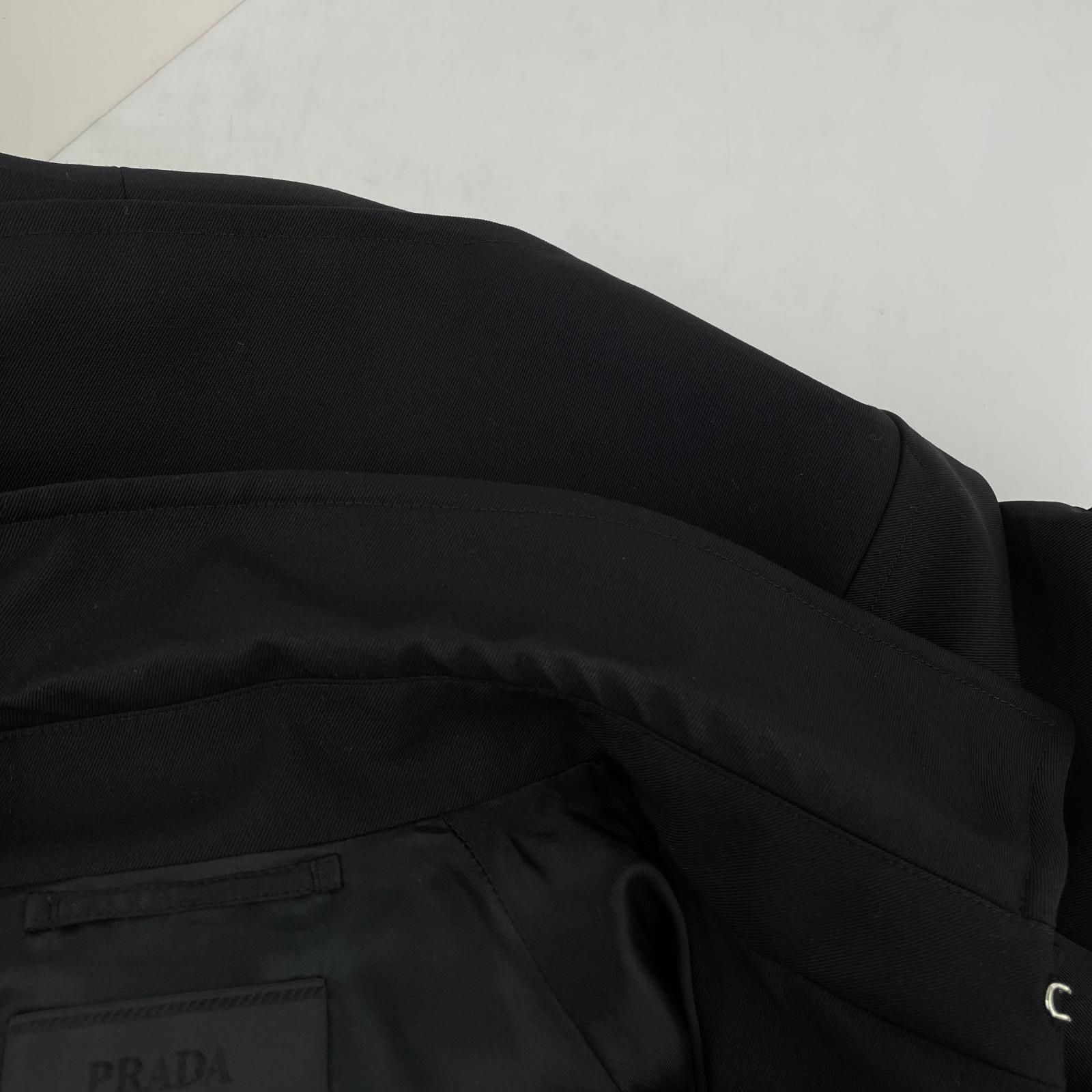 プラダ PRADA トレンチコート サイズ50 ブラック SGC062 S221 9B1