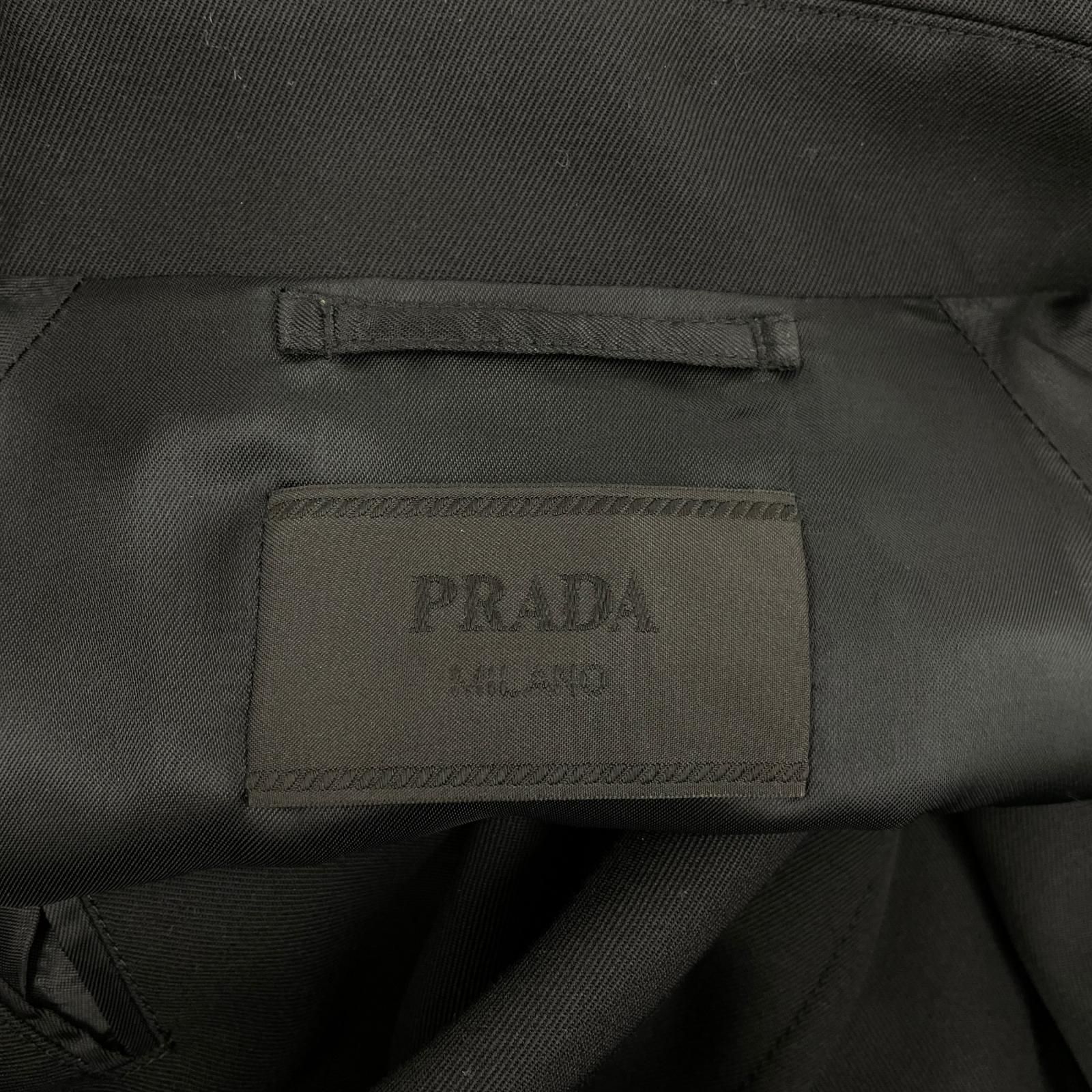 プラダ PRADA トレンチコート サイズ50 ブラック SGC062 S221 9B1