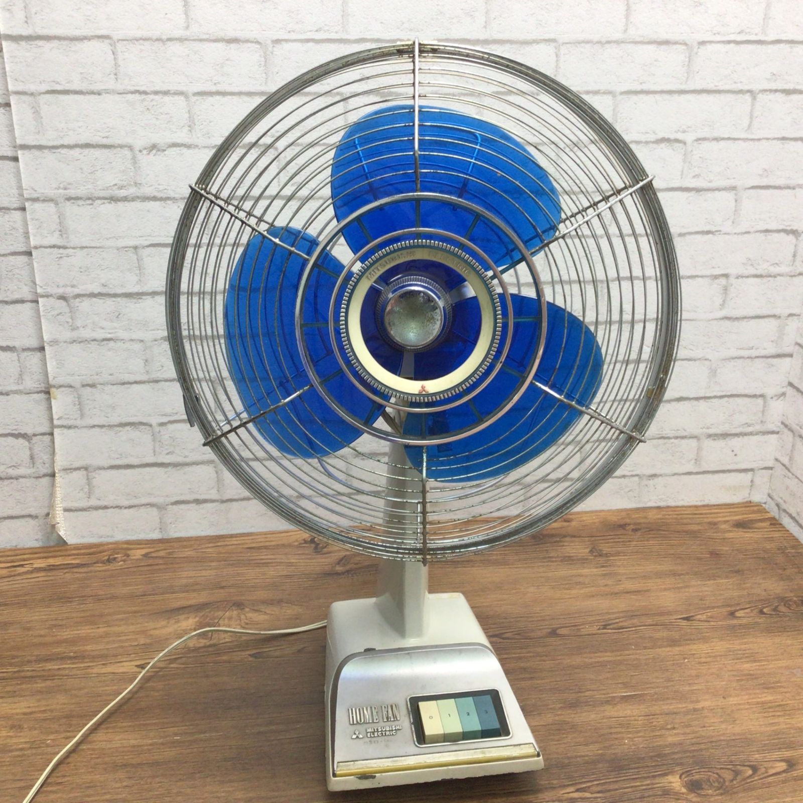 7281 三菱電機 MITSUBISHI HOME FAN D30-H6 30cm 卓上扇風機 ブルー