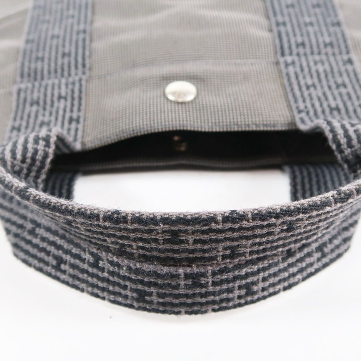 超美品】HERMES エルメス エールライン MM トート ハンドバッグ グレー