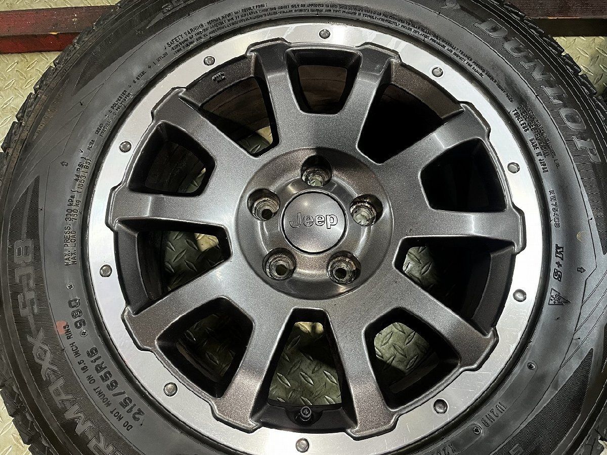 DL SJ8+ 215/65R16】スタッドレス【Jeep レネゲード 純正ホイール 16
