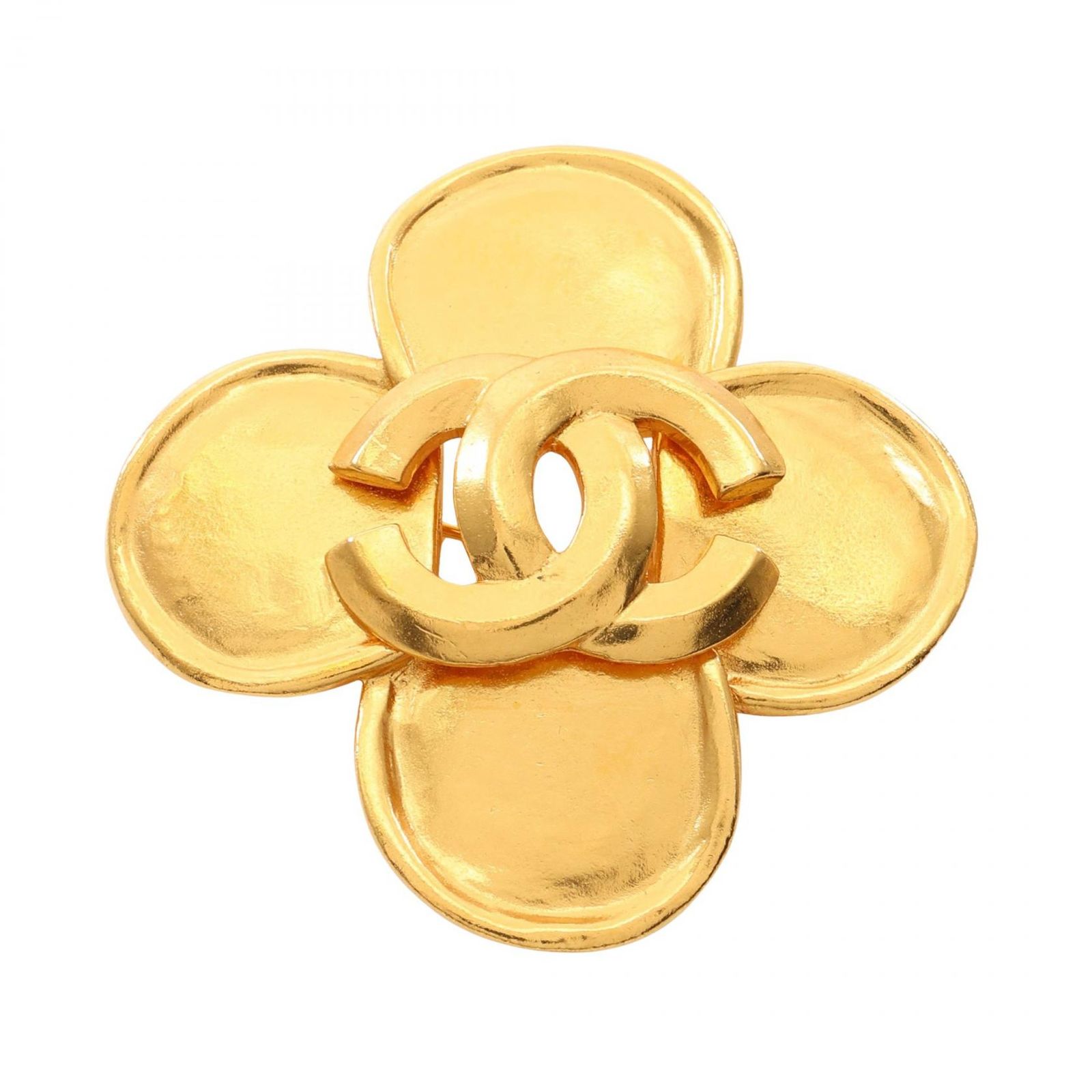 CHANEL シャネル ココマーク クローバー ブローチ