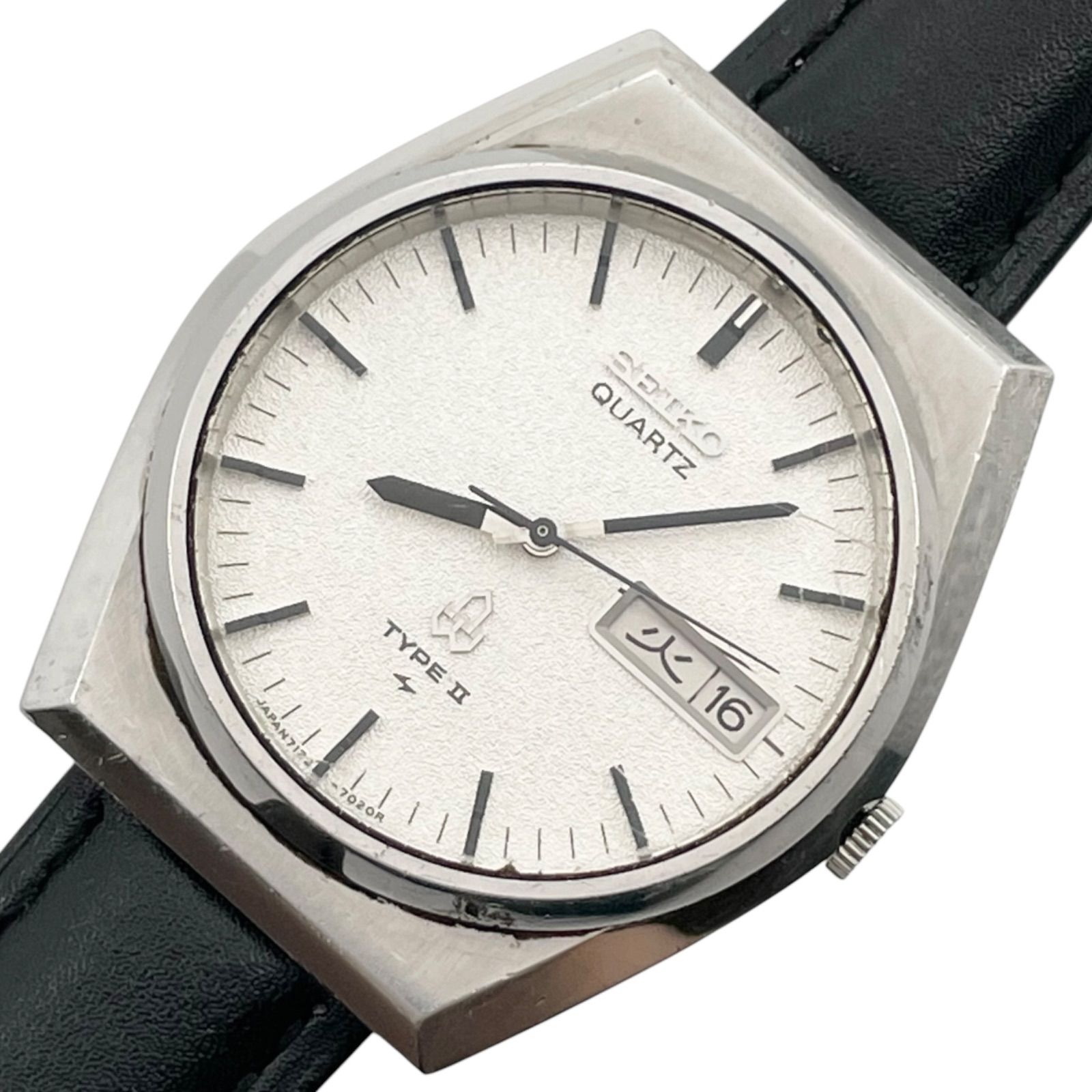 稼動品 新品ベルト　電池交換済 SEIKO TYPE2 7123-7010 稼働/新品電池 SEIKO セイコー 腕時計 クォーツ TYPEⅡ 7123-7010 3針