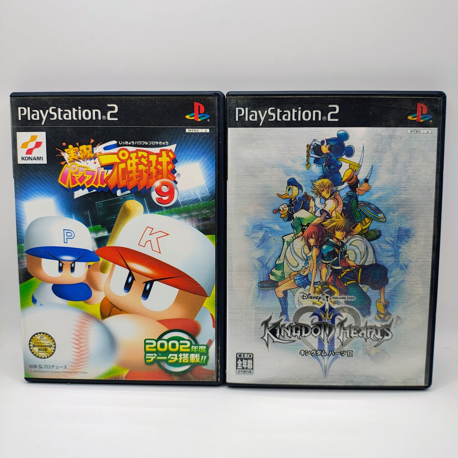 実況パワフルプロ野球9＆キングダムハーツII PS2 2本セット - メルカリ