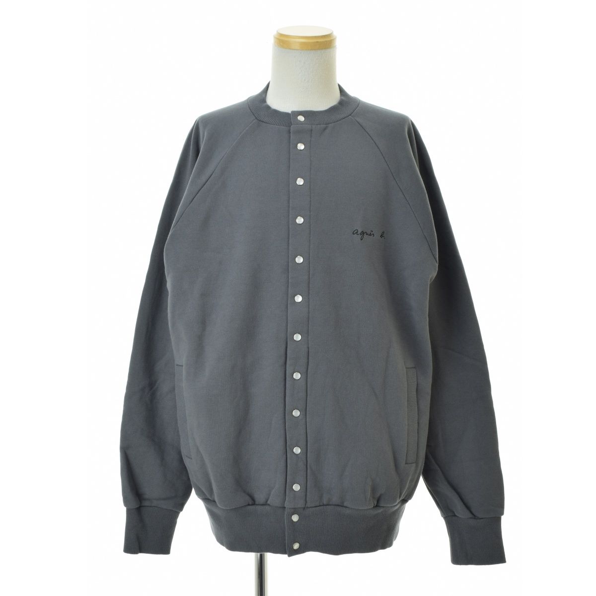 【agnesb.×fragmentdesign×V.A./VA】VBM-65100 agnes b. BLOUSON SENGA PRESSIONS スエットコットンジャケット agnesb.×fragmentdesign×V.A./VA】VBM-65100 agnes b. BLOUSON SENGA