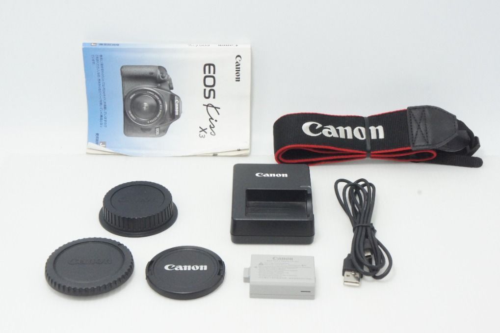 美品 Canon キヤノン EOS Kiss X3 レンズキット (EF-S 18-55mm F3.5