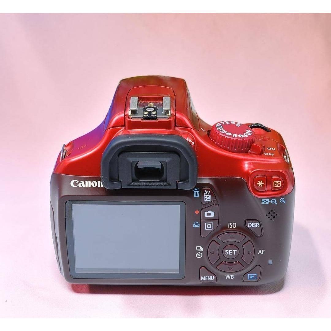動画撮影対応 Canon EOS Kiss X50 レッド 初心者セット - メルカリ