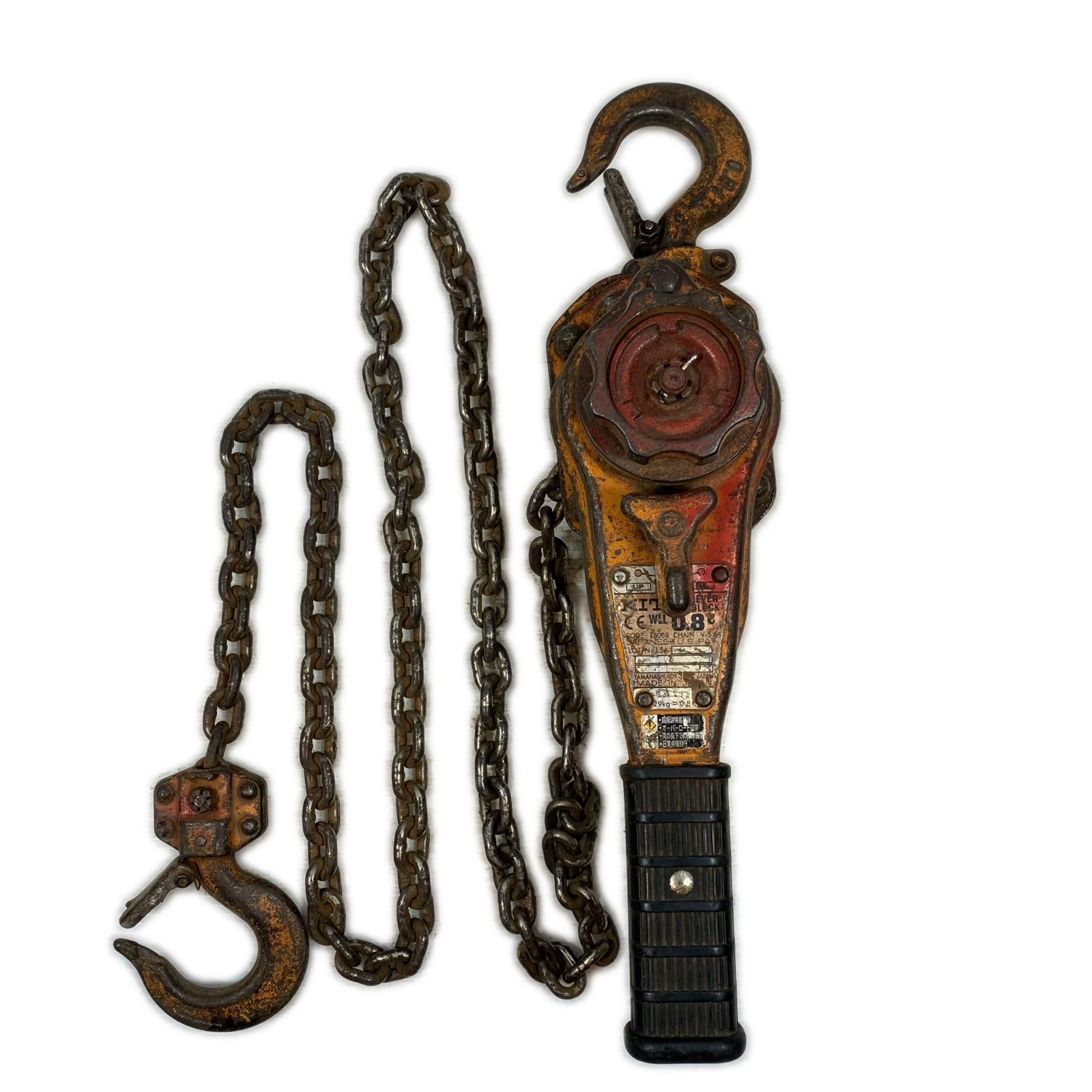 KITO キトー 工具関連用品 レバーブロック LB008 オレンジ