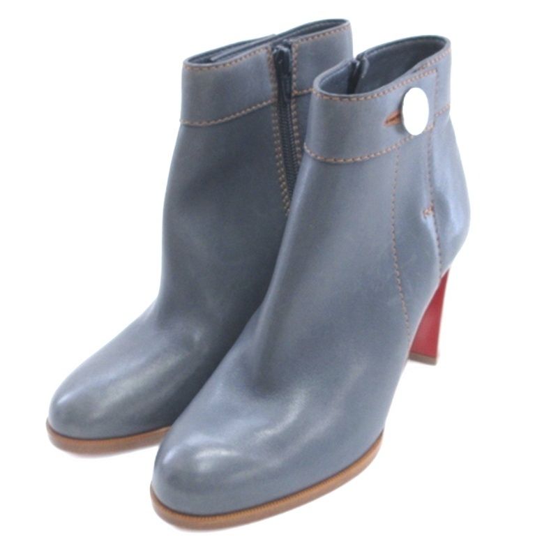 クリスチャンルブタン Christian louboutin ブーティー ネイビー 37