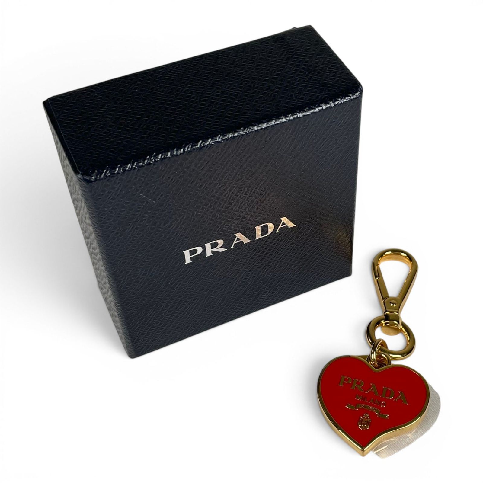 PRADA プラダ キーホルダー ハートキーリング 1PS398