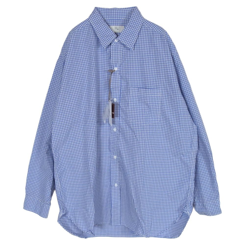 ヘリル HERILL 26SS 26-050-HL-8040-10 Broad Workshirt ボード ワーク 長袖 シャツ ライトブルー系 4【新古品】【未使用】【中古】 ヘリル HERILL 26SS 26-050-HL-8040-10 Broad Workshirt ボード ワーク