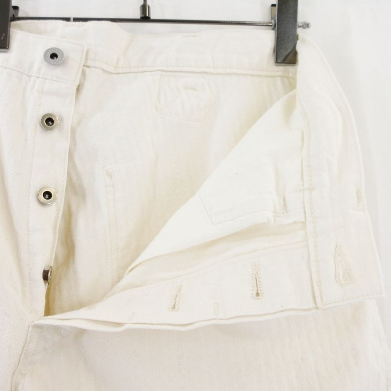 未使用 POST O'ALLS ポストオーバーオールズ SWEETBEAR SHORT 3327S-MH4 ショートパンツ ヘリンボーン mini HBT ナチュラル L  99001467 未使用 POST O'ALLS ポストオーバーオールズ SWEETBEAR SHORT 3327S