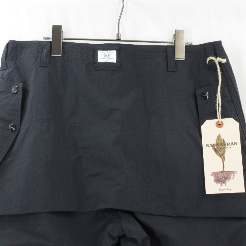未使用 SASSAFRAS ササフラス Seed Bomb PANTS 1/2 Nylon Ripstop SF-262358 シードボムパンツ ショートパンツ ブラック M  99001468 未使用 SASSAFRAS ササフラス Seed Bomb PANTS 1/2 Nylon Ripstop SF