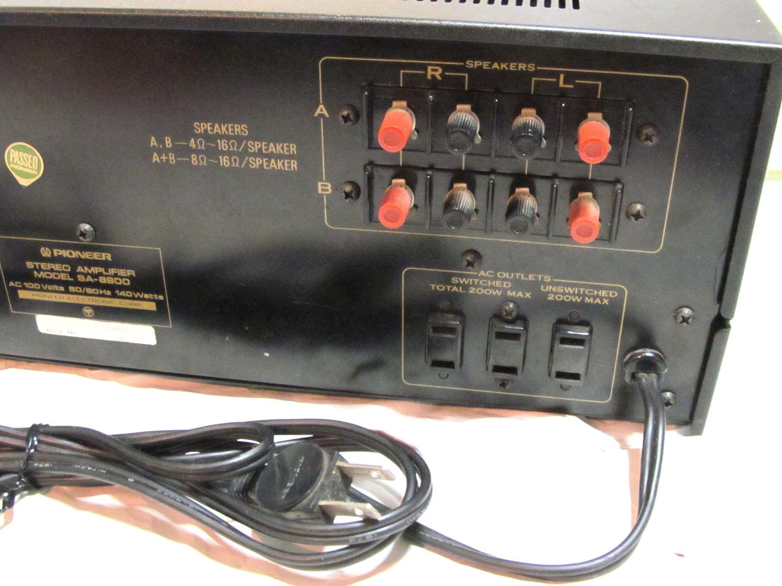 Pioneer SA-8900 プリメインアンプ 軽整備済 パイオニア 名機