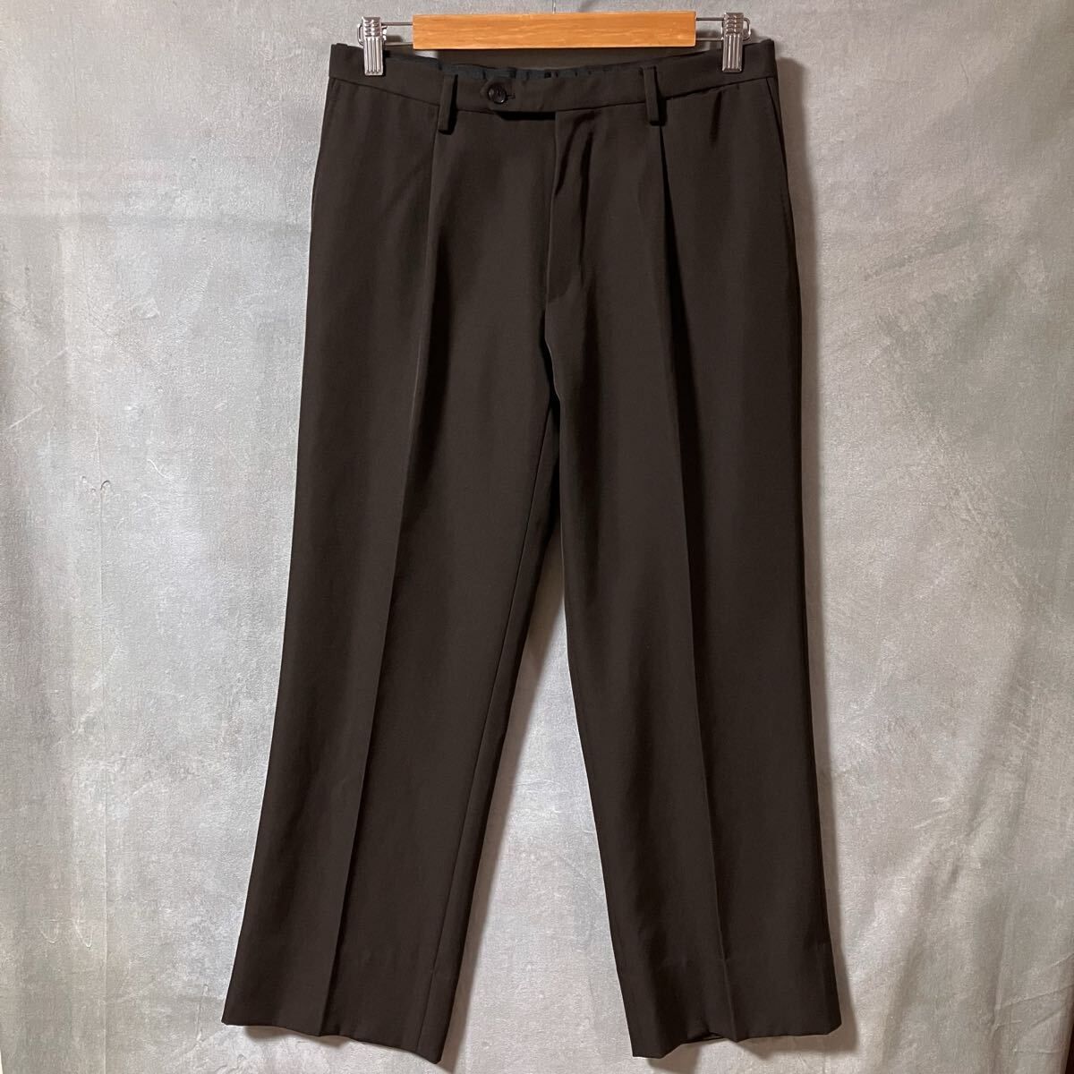 CARUSO カルーゾ Bshop 別注 ポリエステルウール 1タック ワイド