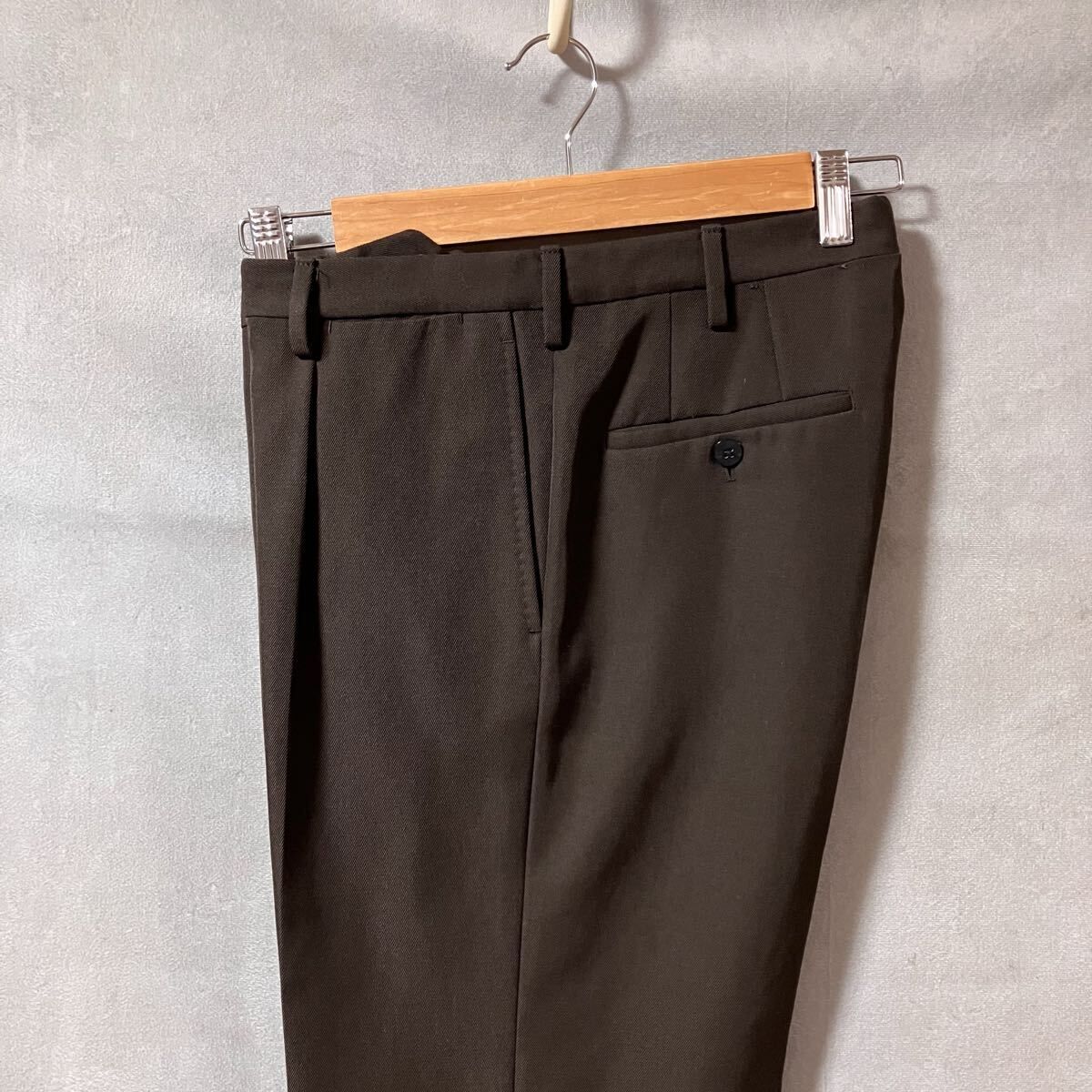 CARUSO カルーゾ Bshop 別注 ポリエステルウール 1タック ワイド